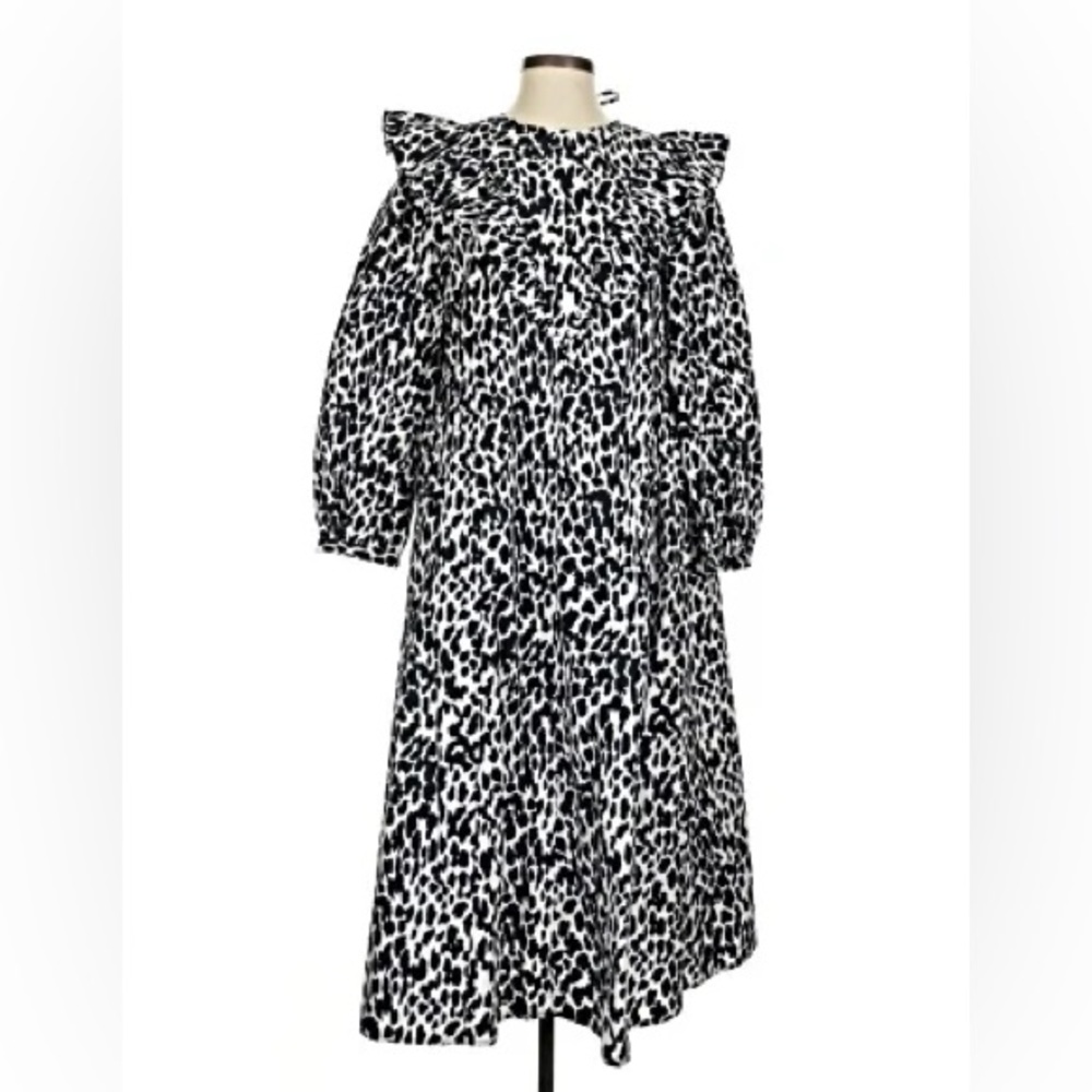 Sandy Liang for Target Leopard Midi Dress